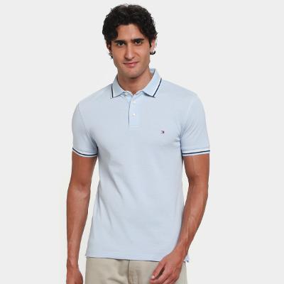 Camisa Polo Tommy Hilfiger Tipped Slim Fit Masculina