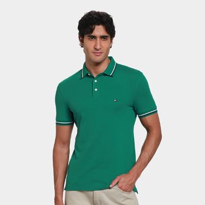 Camisa Polo Tommy Hilfiger Tipped Slim Fit Masculina
