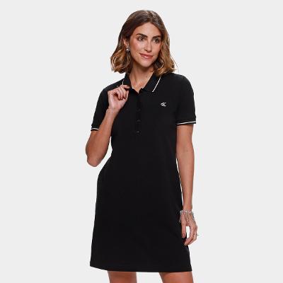 Vestido Calvin Klein Polo Piquet Duplo Feminino