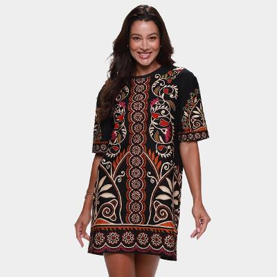 Vestido Tshirt Farm Casual Feminino