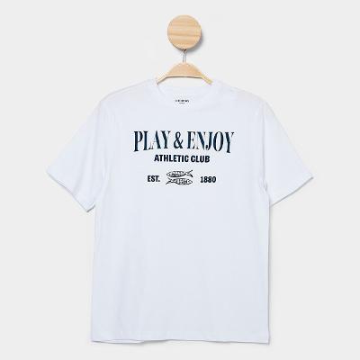 Camiseta Infantil Hering Casual Menino