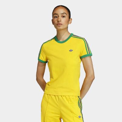 Camiseta Adidas 3S Slim Feminina