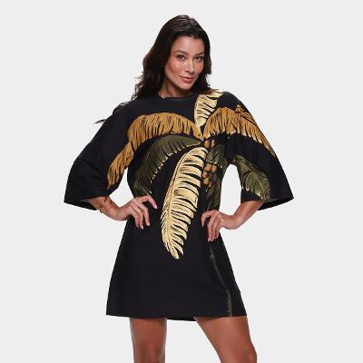 Vestido Tshirt Farm Big Itacare Coqueiro Feminino