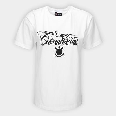 Camiseta Corinthians Oversized Feminina