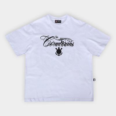 Camiseta Infantil Corinthians Oversized