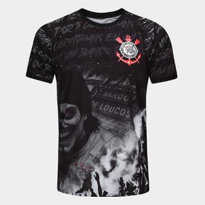 Camiseta Corinthians Esportiva Quebrada Masculina