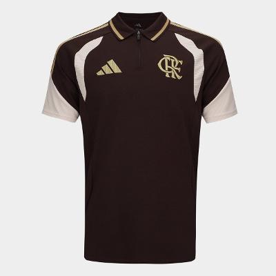 Camisa Polo Flamengo 26/27 Comissão Adidas Masculina