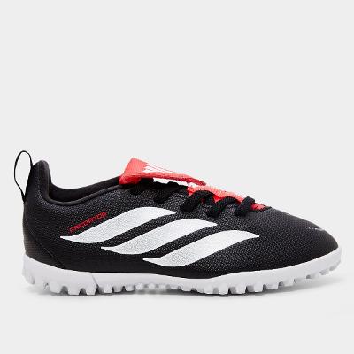 Chuteira Society Infantil Adidas Predator Club Língua Dobrável