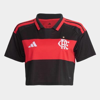 Camisa Cropped Flamengo I 26/27 s/n Adidas Feminina