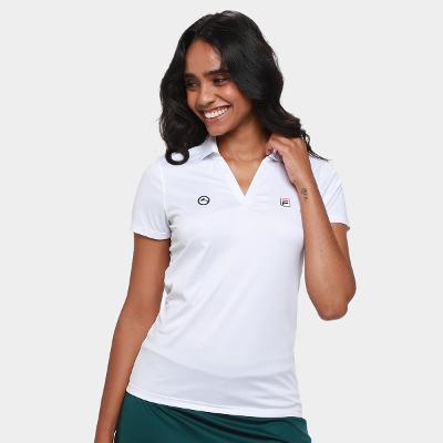Camisa Polo Fila FBox Tennis Basic Ro 26 Feminina