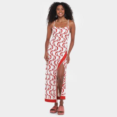 Vestido Farm Peixe Copa Feminino