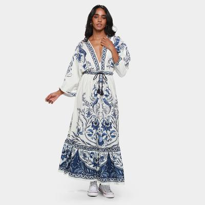 Vestido Midi Farm Nina