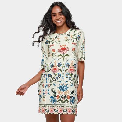 Vestido Tshirt Farm Jardim Beleza