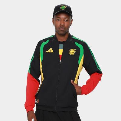 Jaqueta Seleção Jamaica Apresentação 2026 Adidas Masculina