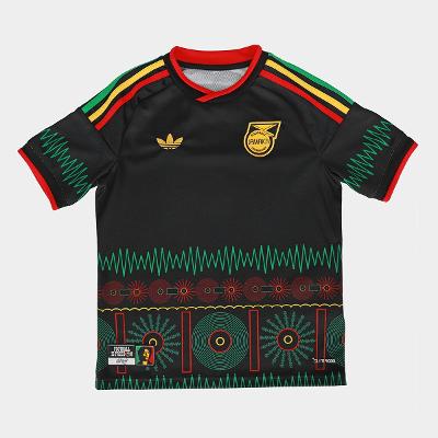 Camisa Infantil Seleção Jamaica Away 2026 Torcedor Adidas