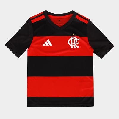 Camisa Infantil Flamengo 26/27 s/n Fanshirt Adidas