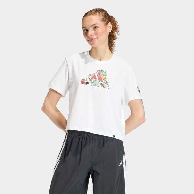 Camiseta Adidas Food Cropped Feminina