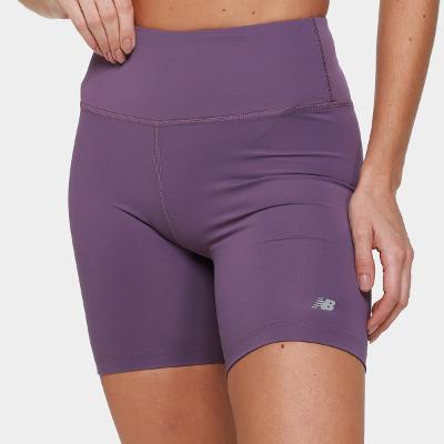 Shorts New Balance Harmony High Rise 6 Feminino