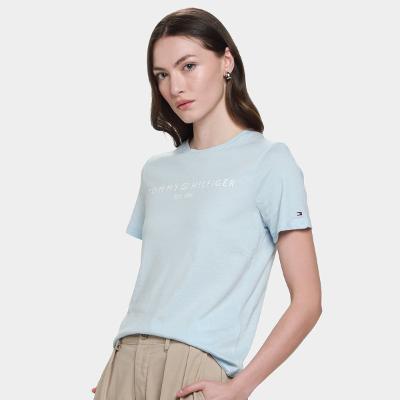 Camiseta Tommy Hilfiger Reg Corp Logo Feminina