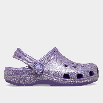 Sandália Crocs Infantil Classic Fantasy Glitter Clog K