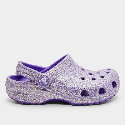 Sandália Crocs Infantil Classic Fantasy Glitter Clog K