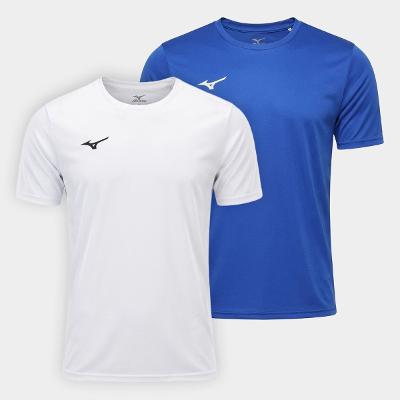 Kit c/2 Camisetas Mizuno Treino Básica Masculina
