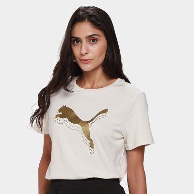 Camiseta Puma Metallic Feminina
