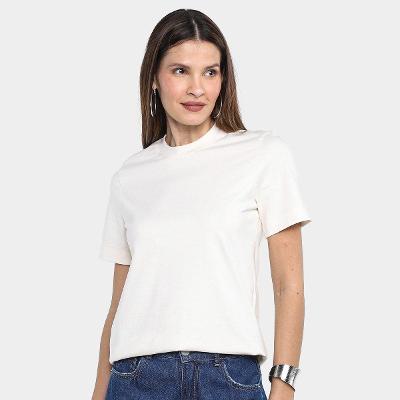 Camiseta Hering Super Cotton Manga Curta Feminina