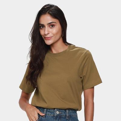 Camiseta Hering Super Cotton Manga Curta Feminina
