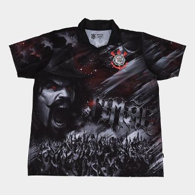 Camiseta Plus Size Corinthians Quebrada Masculina