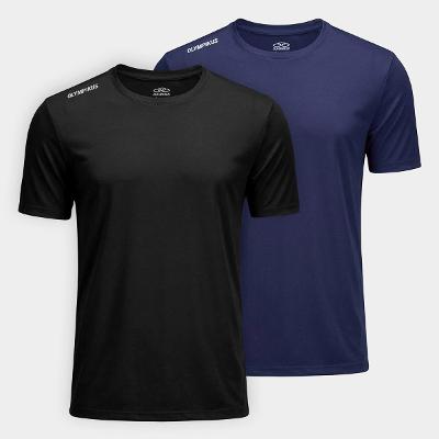 Kit Camisetas Olympikus Essential Mc 2.0 2 Peças Masculino