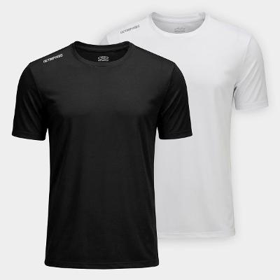Kit Camisetas Olympikus Essential Mc 2.0 2 Peças Masculino
