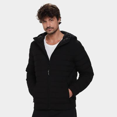 Jaqueta C/ Capuz Calvin Klein Matelassê Masculina