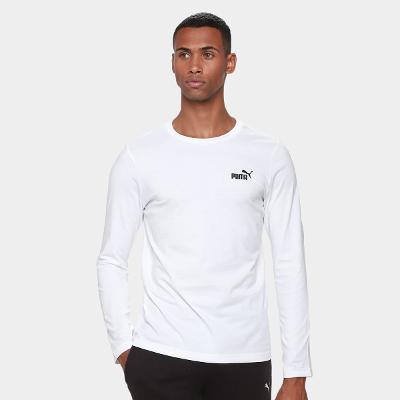 Camiseta Puma Ess No. 1 Longsleeve Masculina