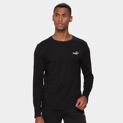 Camiseta Puma Ess No. 1 Longsleeve Masculina