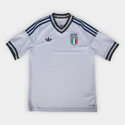 Camisa Infantil Seleção Itália Away 2026 s/nº Torcedor Adidas Originals
