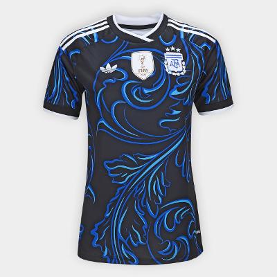 Camisa Seleção Argentina Away 2026 s/nº Tocedor Adidas Originals Feminina