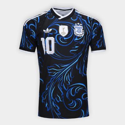 Camisa Seleção Argentina Away 2026 nº 10 Messi Torcedor Adidas Originals Masculina