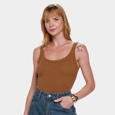 Regata Hering Slim Básica Feminina