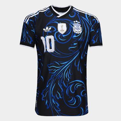 Camisa Seleção Argentina Away 2026 nº10 Messi Jogador Adidas Originals Masculina