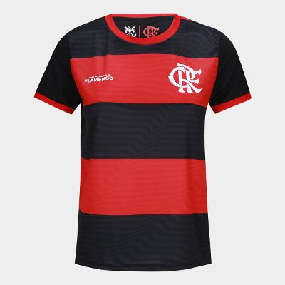 Camiseta Flamengo Emoção Feminina