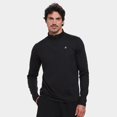 Blusa Manga Longa Fila Half Com Zíper Life Masculina