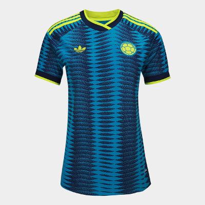 Camisa Seleção Colômbia Away 2026 s/nº Tocedor Adidas Originals Feminina