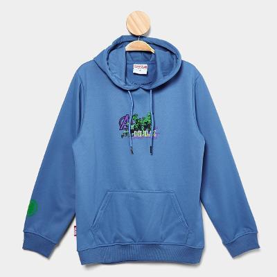 Moletom Infantil Mooncity Silk Hulk Menino