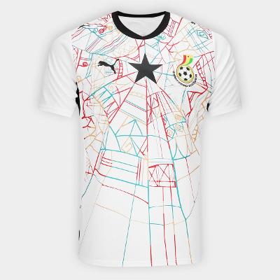 Camisa Seleção Gana Home 2026 Torcedor Puma Masculina