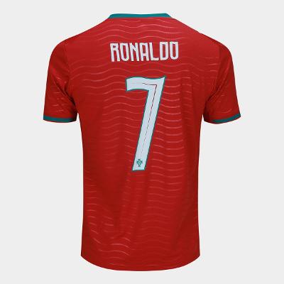 Camisa Seleção Portugal Home 2026 Nº7 C. Ronaldo Jogador Puma Masculina