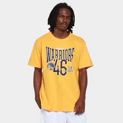 Camiseta NBA Golden State Mitchell & Ness Teammate Masculina