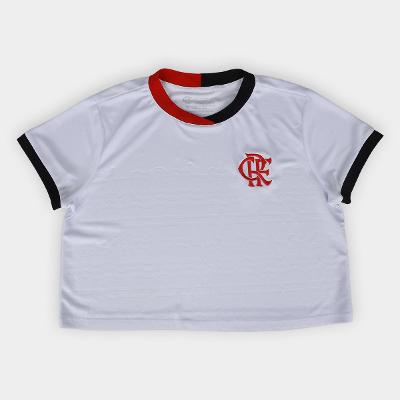 Camiseta Cropped Flamengo Feminina