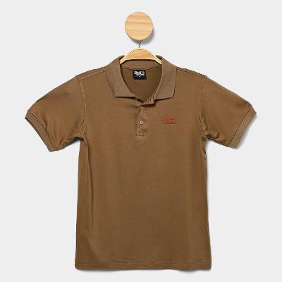 Camisa Polo Infantil Red Nose Logo Menino