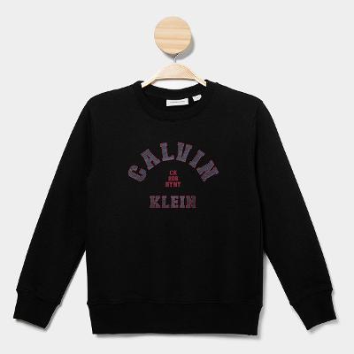 Moletom Infantil Calvin Klein Varsity Menino